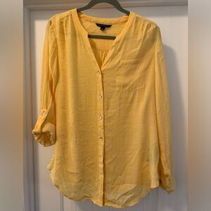 Zac & Rachel Linen Blend Top Size L